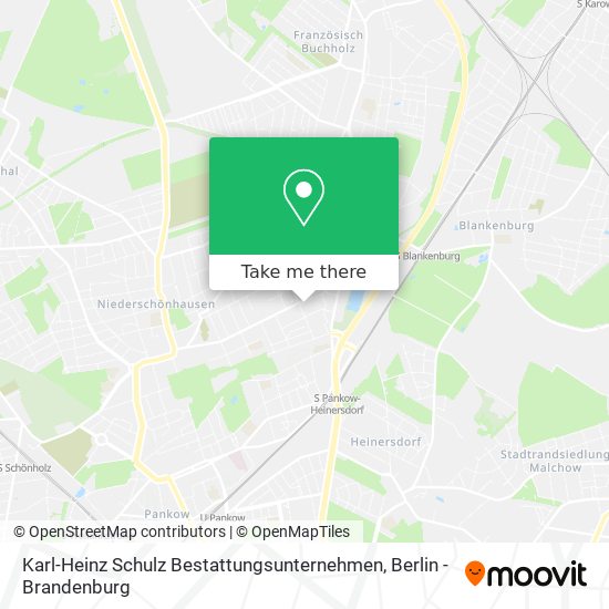 Karl-Heinz Schulz Bestattungsunternehmen map