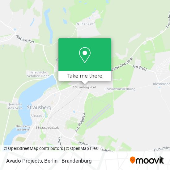 Avado Projects map