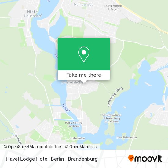 Havel Lodge Hotel map