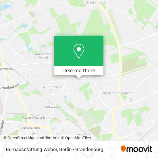 Büroausstattung Weber map