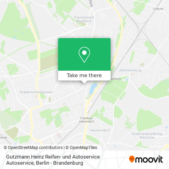 Gutzmann Heinz Reifen- und Autoservice Autoservice map