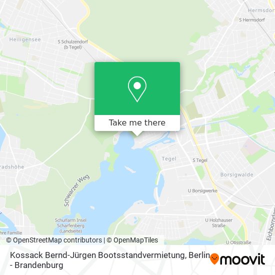 Карта Kossack Bernd-Jürgen Bootsstandvermietung