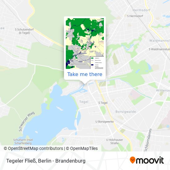 Tegeler Fließ map