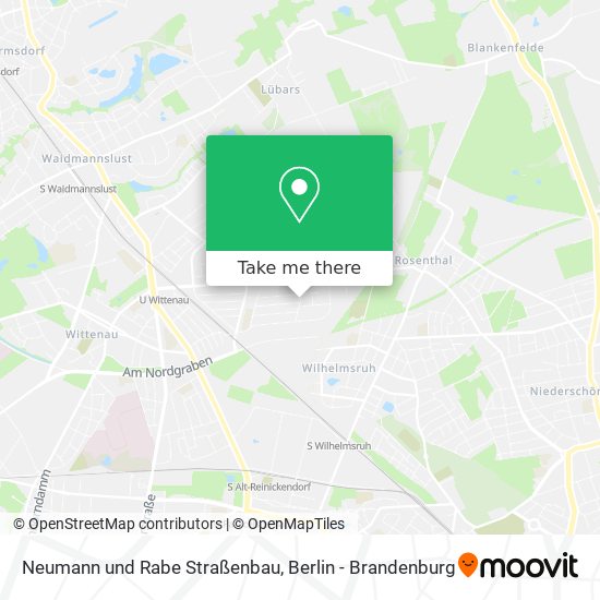 Neumann und Rabe Straßenbau map