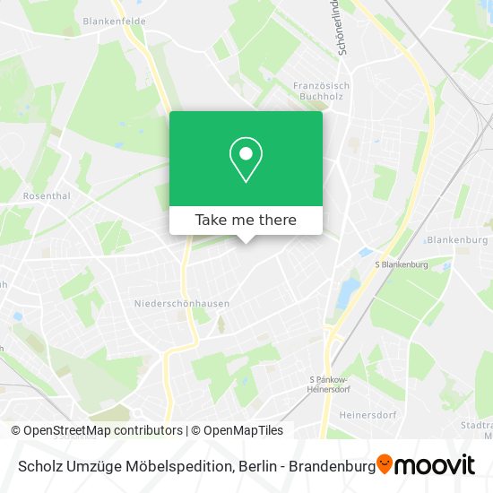 Scholz Umzüge Möbelspedition map