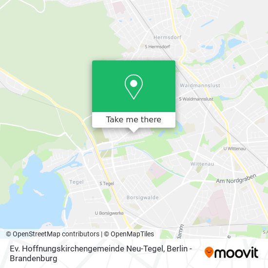 Ev. Hoffnungskirchengemeinde Neu-Tegel map