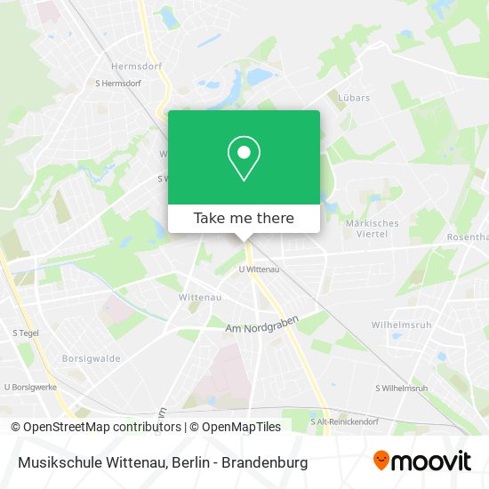 Musikschule Wittenau map