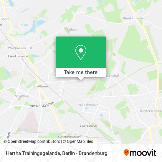 Карта Hertha Trainingsgelände