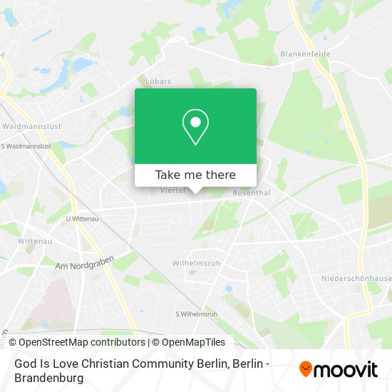 God Is Love Christian Community Berlin map