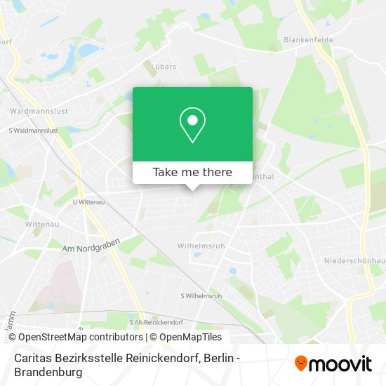Caritas Bezirksstelle Reinickendorf map