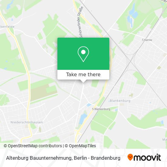 Altenburg Bauunternehmung map