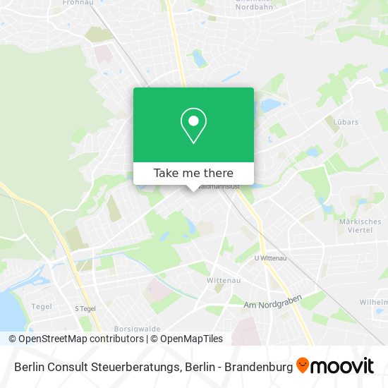 Berlin Consult Steuerberatungs map