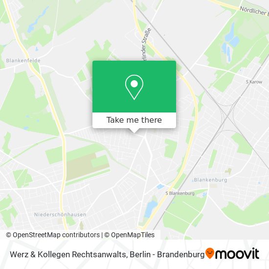 Werz & Kollegen Rechtsanwalts map