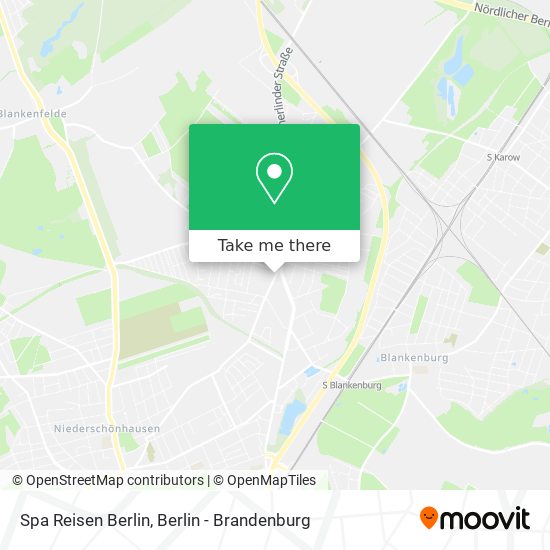 Карта Spa Reisen Berlin