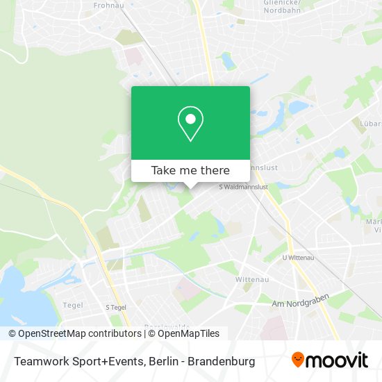 Teamwork Sport+Events map