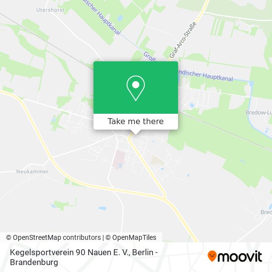 Kegelsportverein 90 Nauen E. V. map