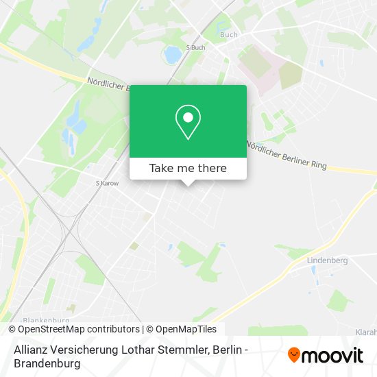 Карта Allianz Versicherung Lothar Stemmler