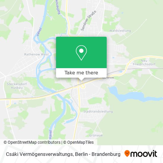 Csáki Vermögensverwaltungs map