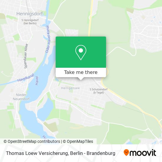 Thomas Loew Versicherung map