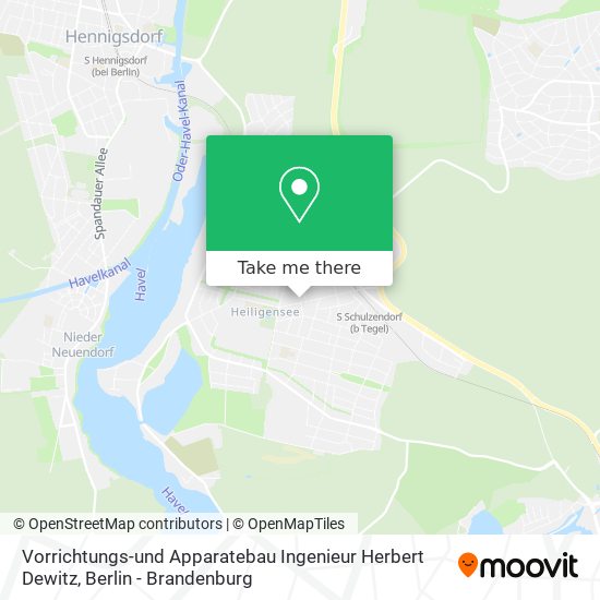 Vorrichtungs-und Apparatebau Ingenieur Herbert Dewitz map