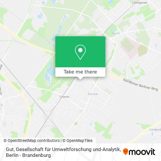 Gut, Gesellschaft für Umweltforschung und-Analytik map