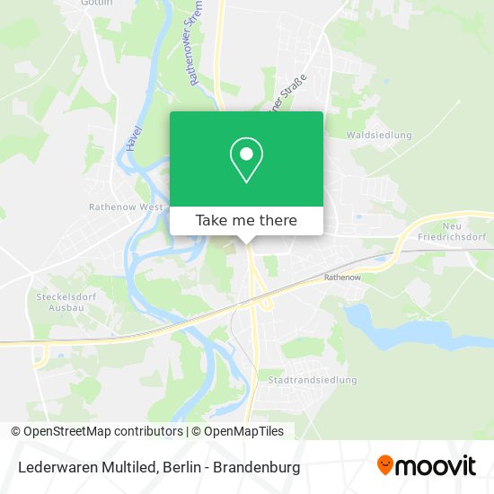 Lederwaren Multiled map