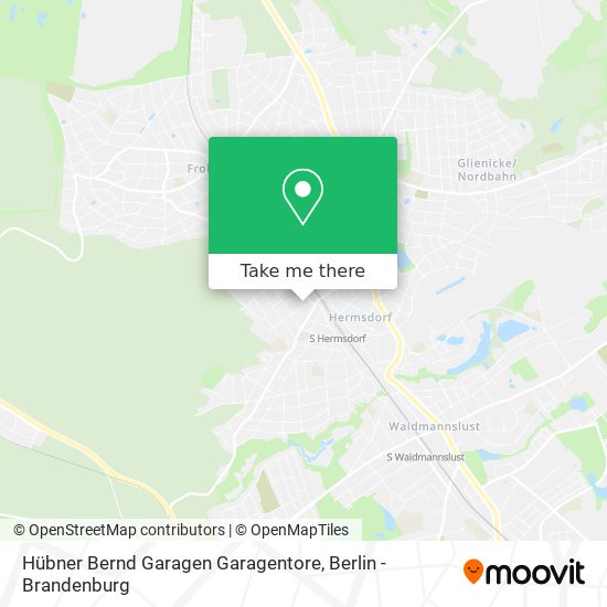 Hübner Bernd Garagen Garagentore map
