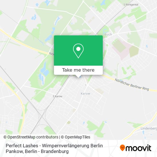 Perfect Lashes - Wimpernverlängerung Berlin Pankow map