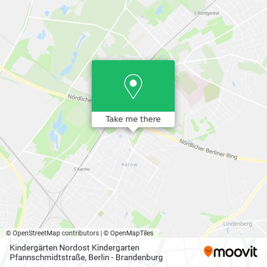 Карта Kindergärten Nordost Kindergarten Pfannschmidtstraße