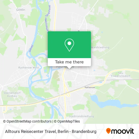 Alltours Reisecenter Travel map