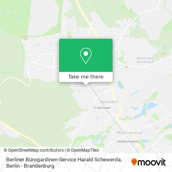 Карта Berliner Bürogardinen-Service Harald Schewerda