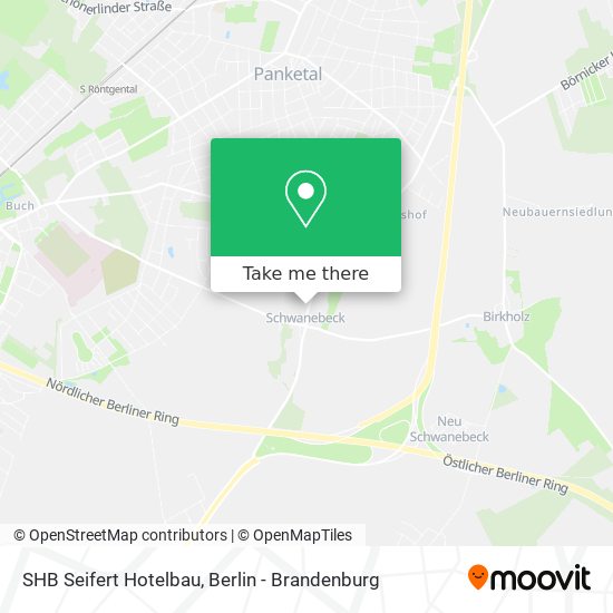 SHB Seifert Hotelbau map