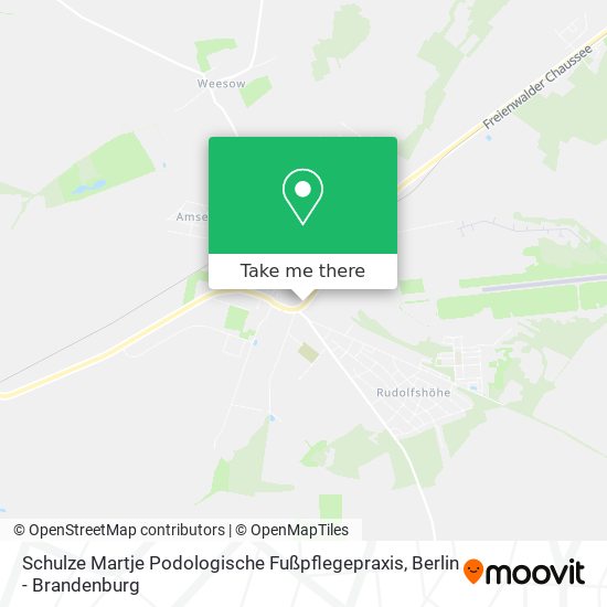 Schulze Martje Podologische Fußpflegepraxis map