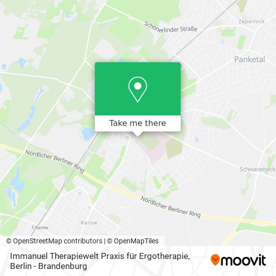 Immanuel Therapiewelt Praxis für Ergotherapie map