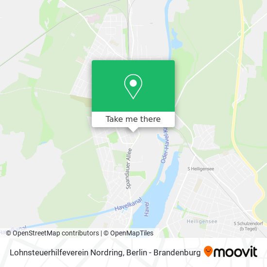 Карта Lohnsteuerhilfeverein Nordring