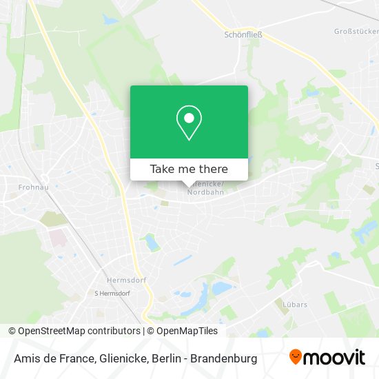 Карта Amis de France, Glienicke
