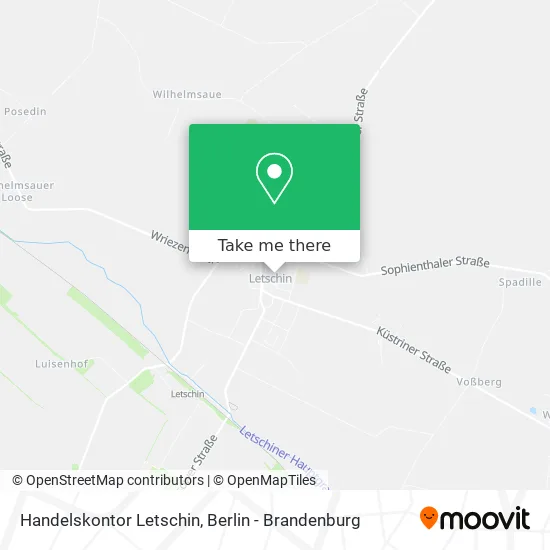 Карта Handelskontor Letschin