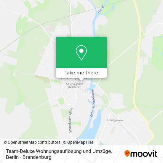 Team-Deluxe Wohnungsauflösung und Umzüge map