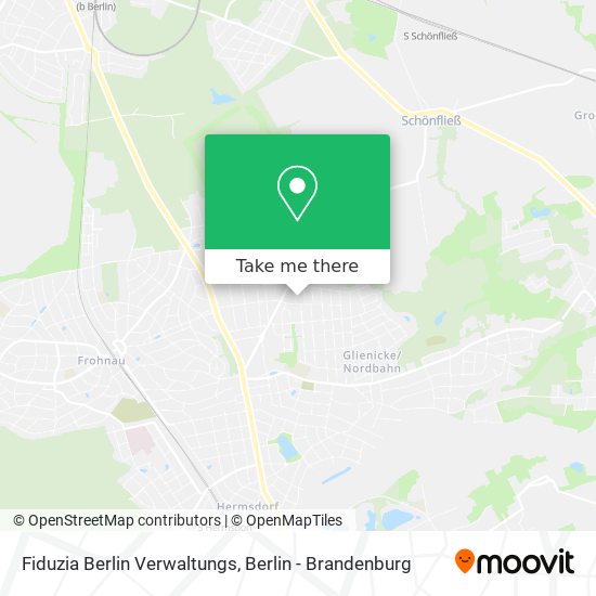 Fiduzia Berlin Verwaltungs map