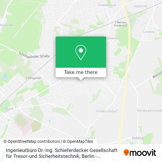 Ingenieurbüro Dr.-Ing. Schieferdecker Gesellschaft für Tresor-und Sicherheitstechnik map
