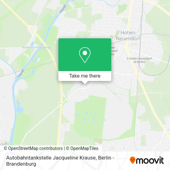 Карта Autobahntankstelle Jacqueline Krause