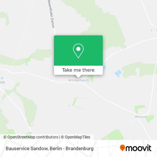 Bauservice Sandow map