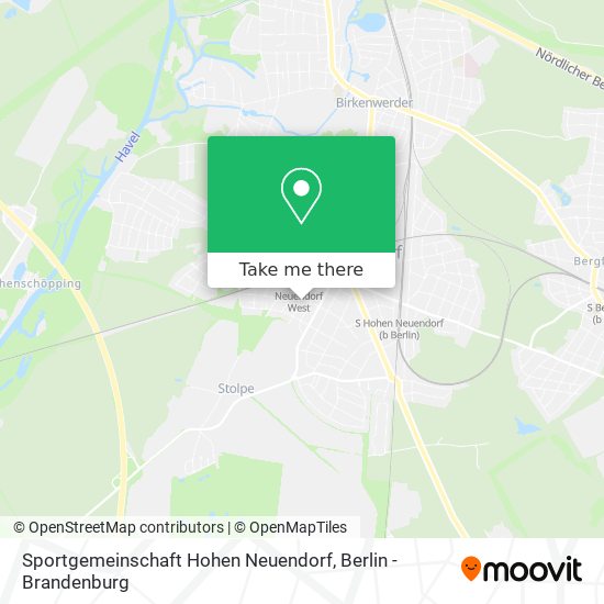 Sportgemeinschaft Hohen Neuendorf map