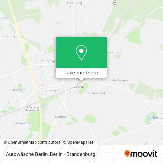 Autowäsche Berlin map