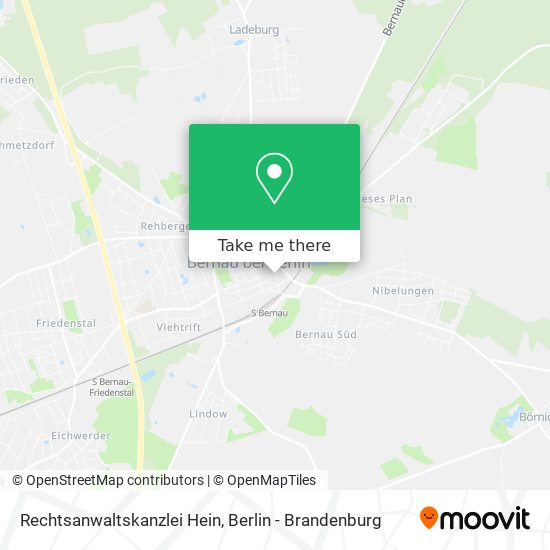 Rechtsanwaltskanzlei Hein map