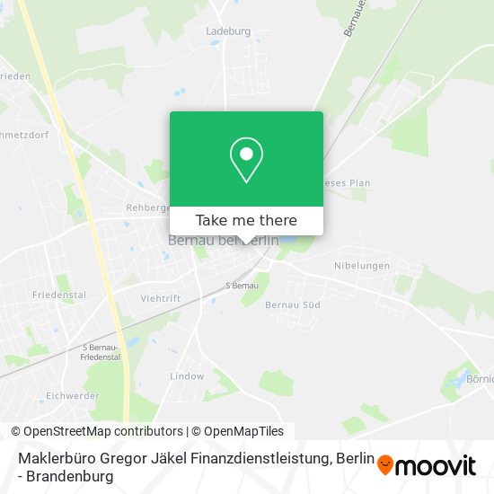 Maklerbüro Gregor Jäkel Finanzdienstleistung map