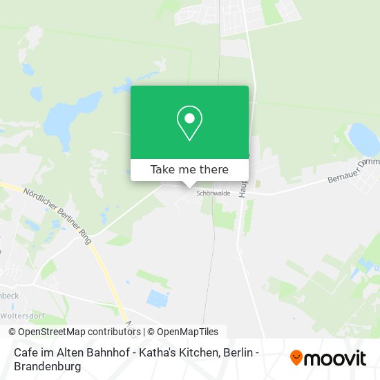 Карта Cafe im Alten Bahnhof - Katha's Kitchen