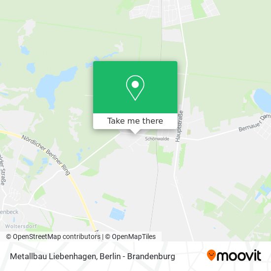 Карта Metallbau Liebenhagen