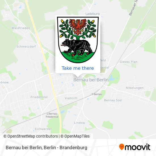 Bernau bei Berlin map