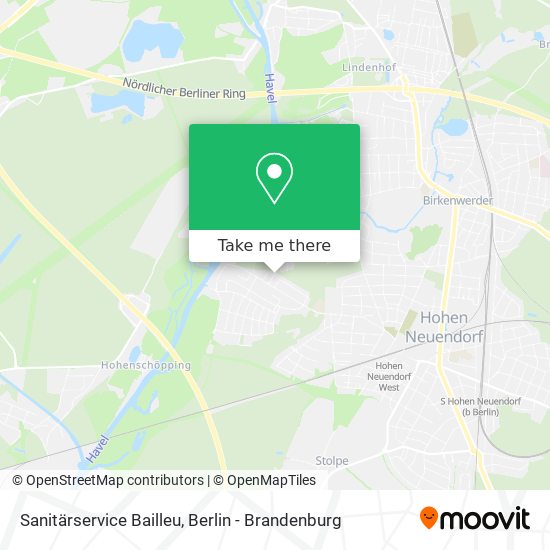 Sanitärservice Bailleu map